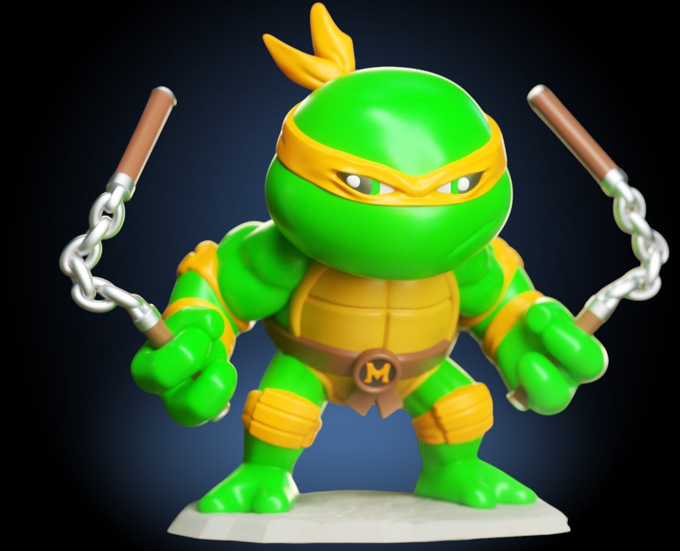 Michelangelo Chibi Collectible | Chibi3D