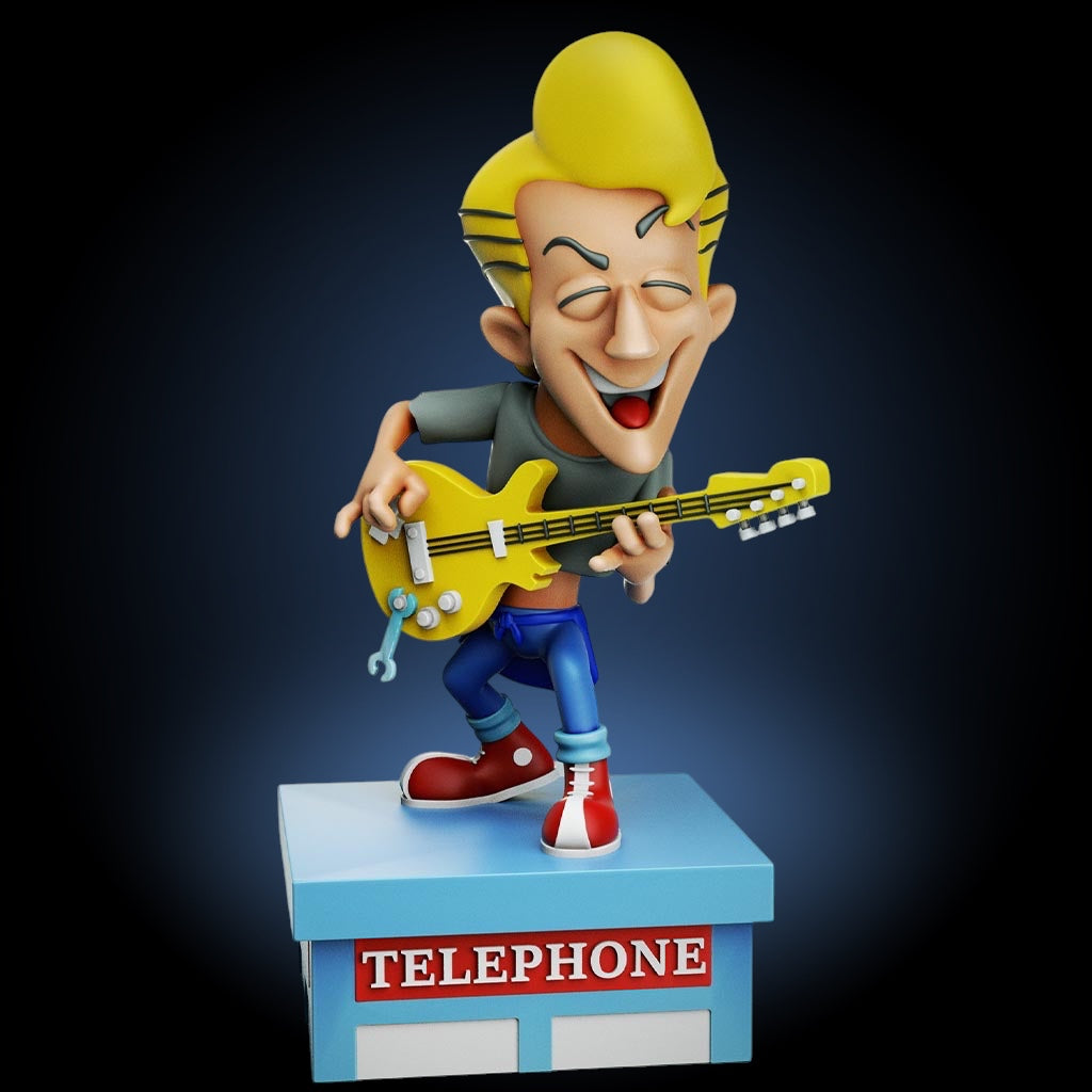Bill - Bill and Ted — Deluxe Music Chibi Collectible | Chibi3D