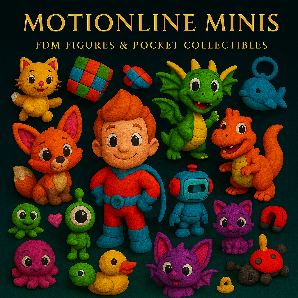 MotionLine Minis – Premium FDM Figures & Pocket-Size Collectibles | Chibi3D