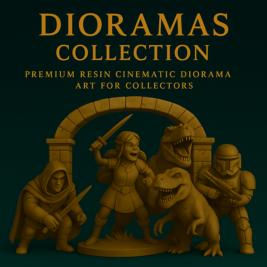 Dioramas Collection | Premium Resin Cinematic Diorama Art for Collectors
