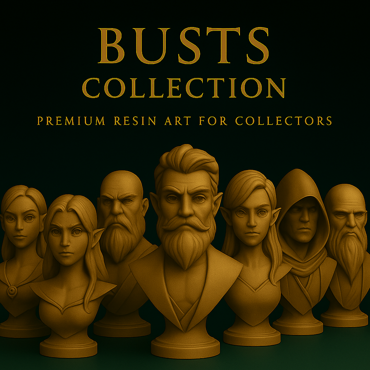 Busts Collection | Premium Resin Busts & 3D Collectibles by Chibi3D