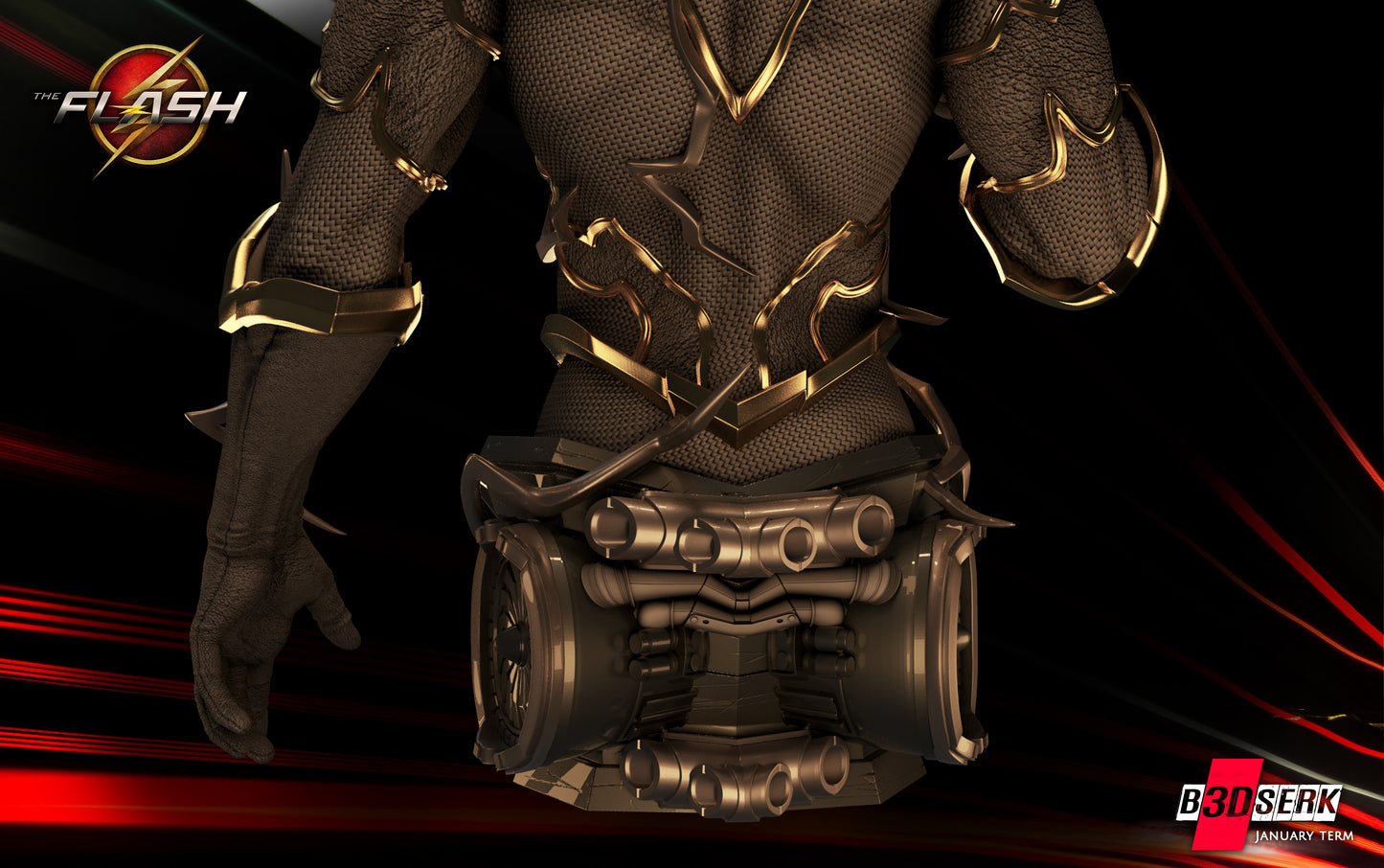 Flash Bust – B3DSERK Sculpt