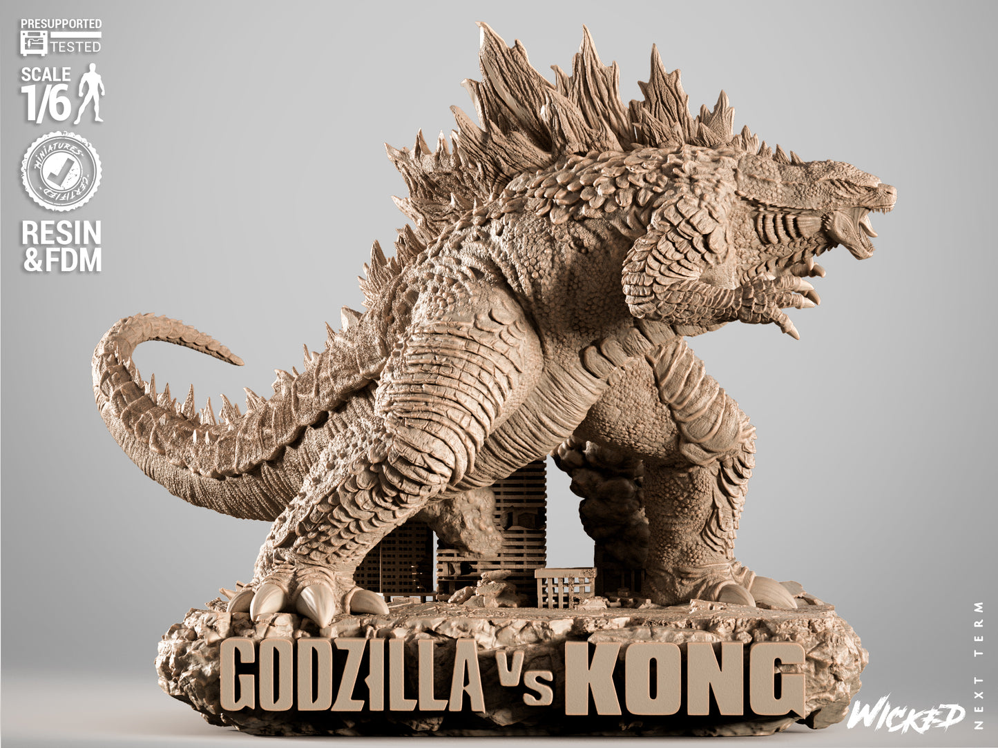 Godzilla Statue – ABS-Like Resin Collector Showcase Edition