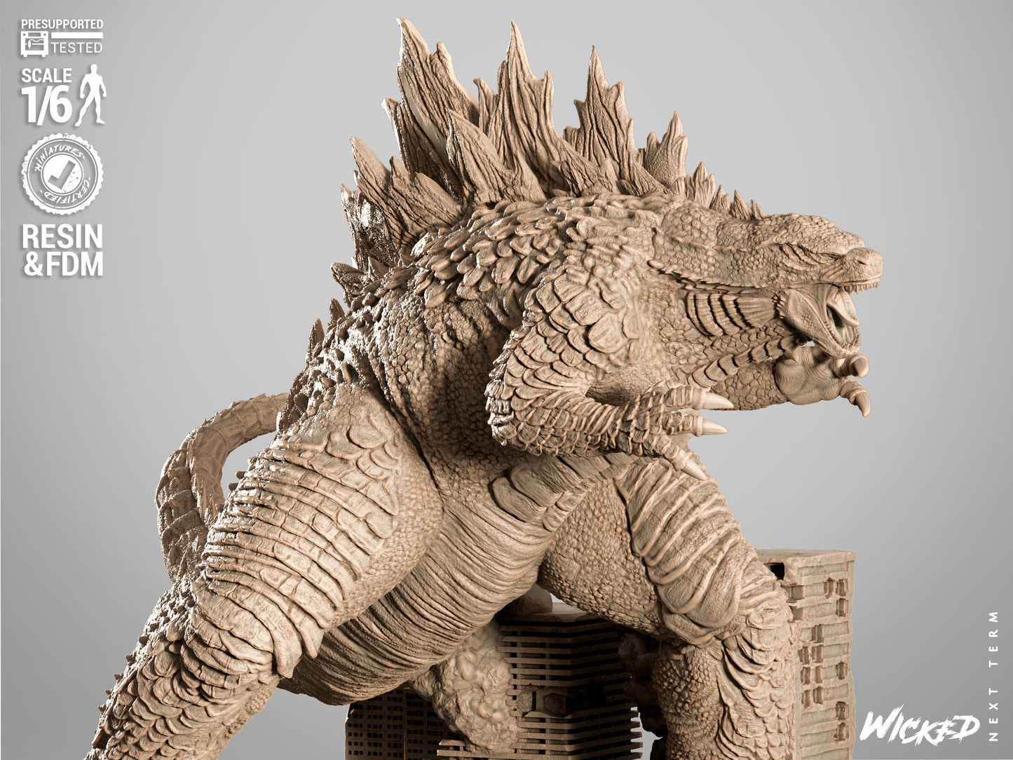 Godzilla Statue – ABS-Like Resin Collector Showcase Edition