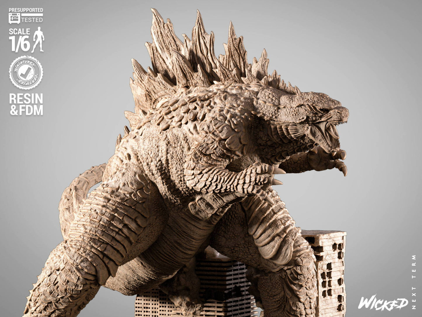 Godzilla Statue – ABS-Like Resin Collector Showcase Edition