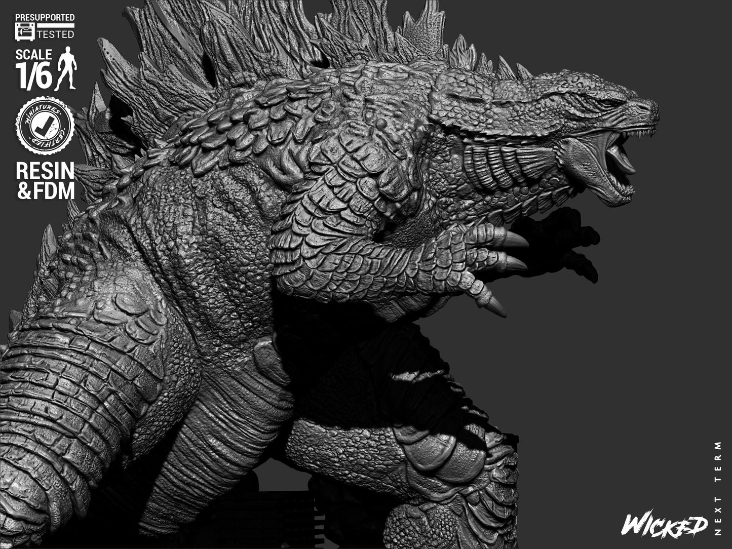 Godzilla Statue – ABS-Like Resin Collector Showcase Edition