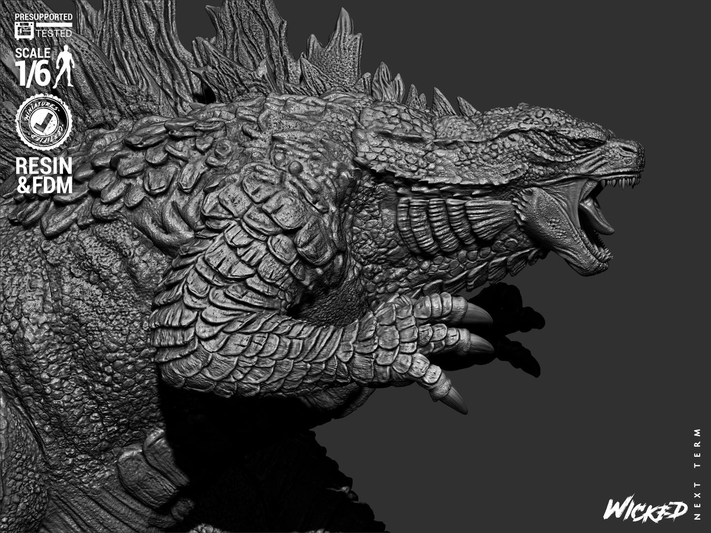 Godzilla Statue – ABS-Like Resin Collector Showcase Edition