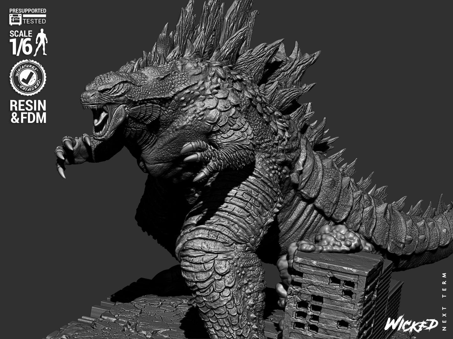Godzilla Statue – ABS-Like Resin Collector Showcase Edition