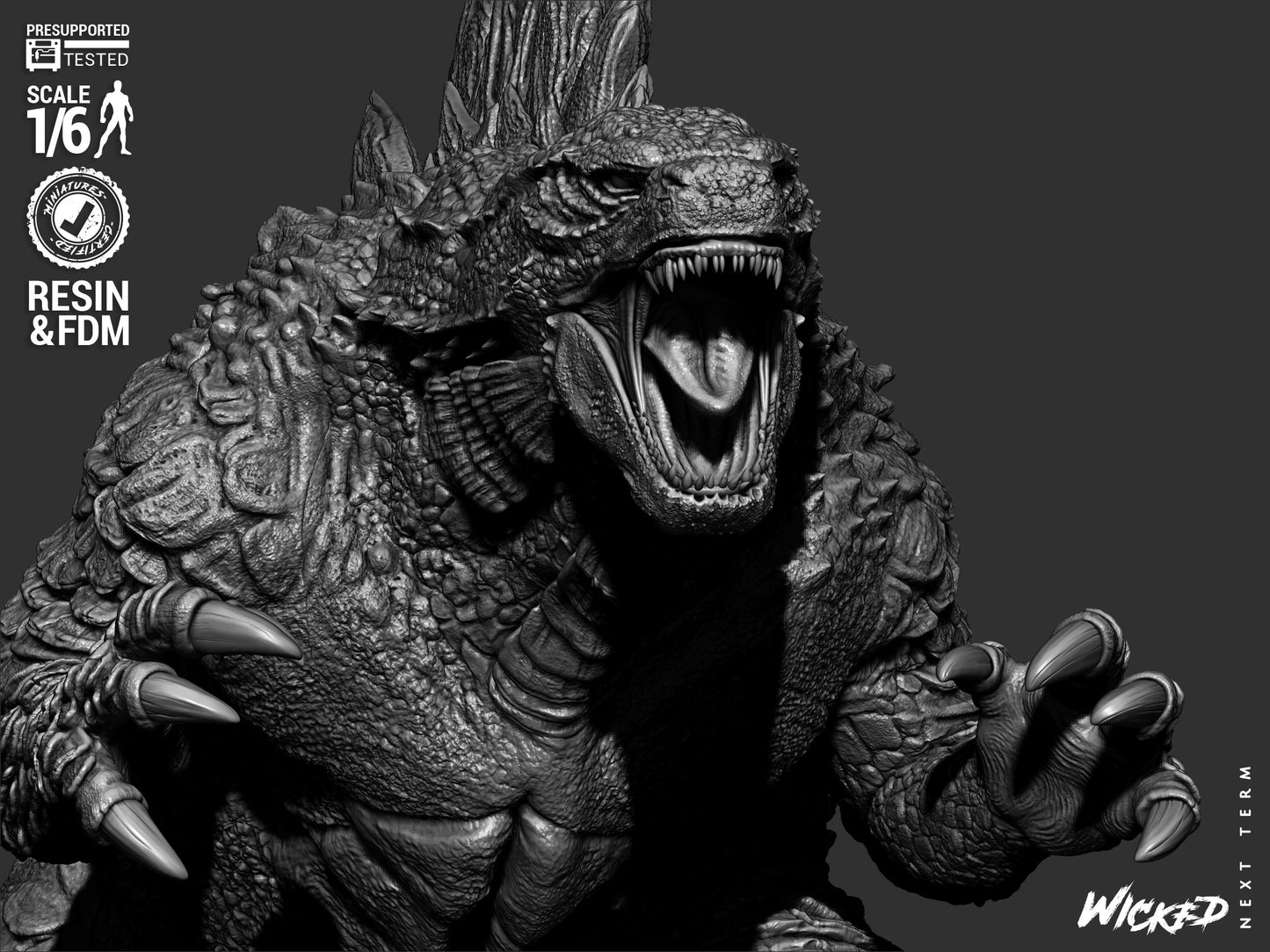 Godzilla Statue – ABS-Like Resin Collector Showcase Edition