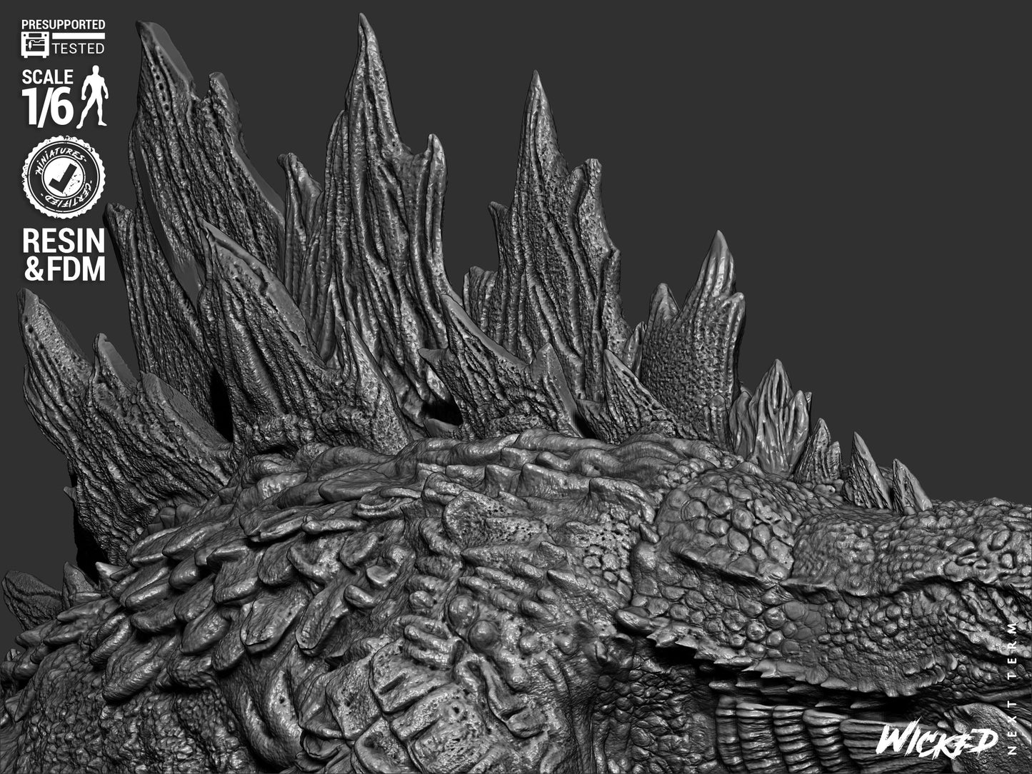 Godzilla Statue – ABS-Like Resin Collector Showcase Edition