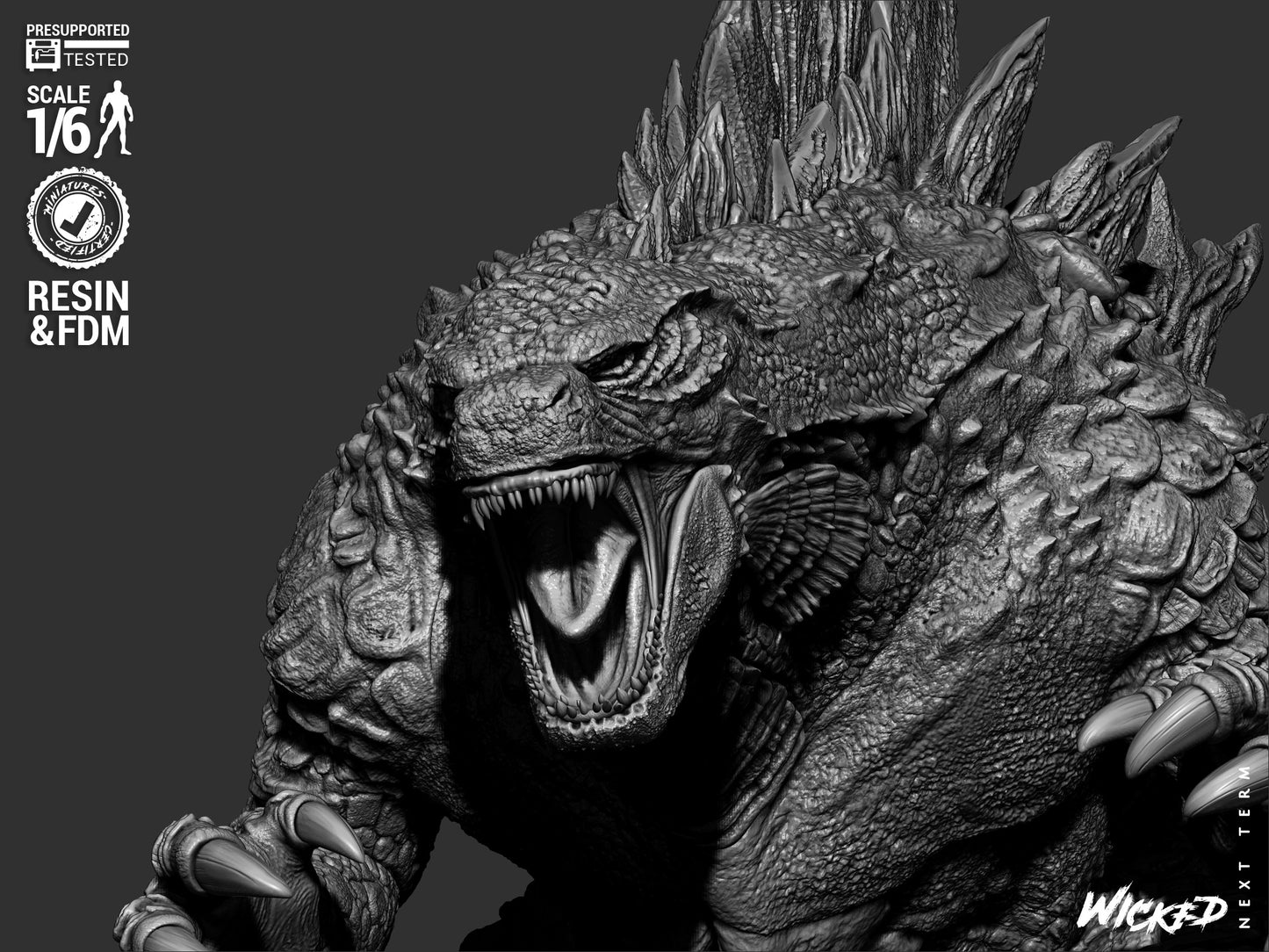 Godzilla Statue – ABS-Like Resin Collector Showcase Edition