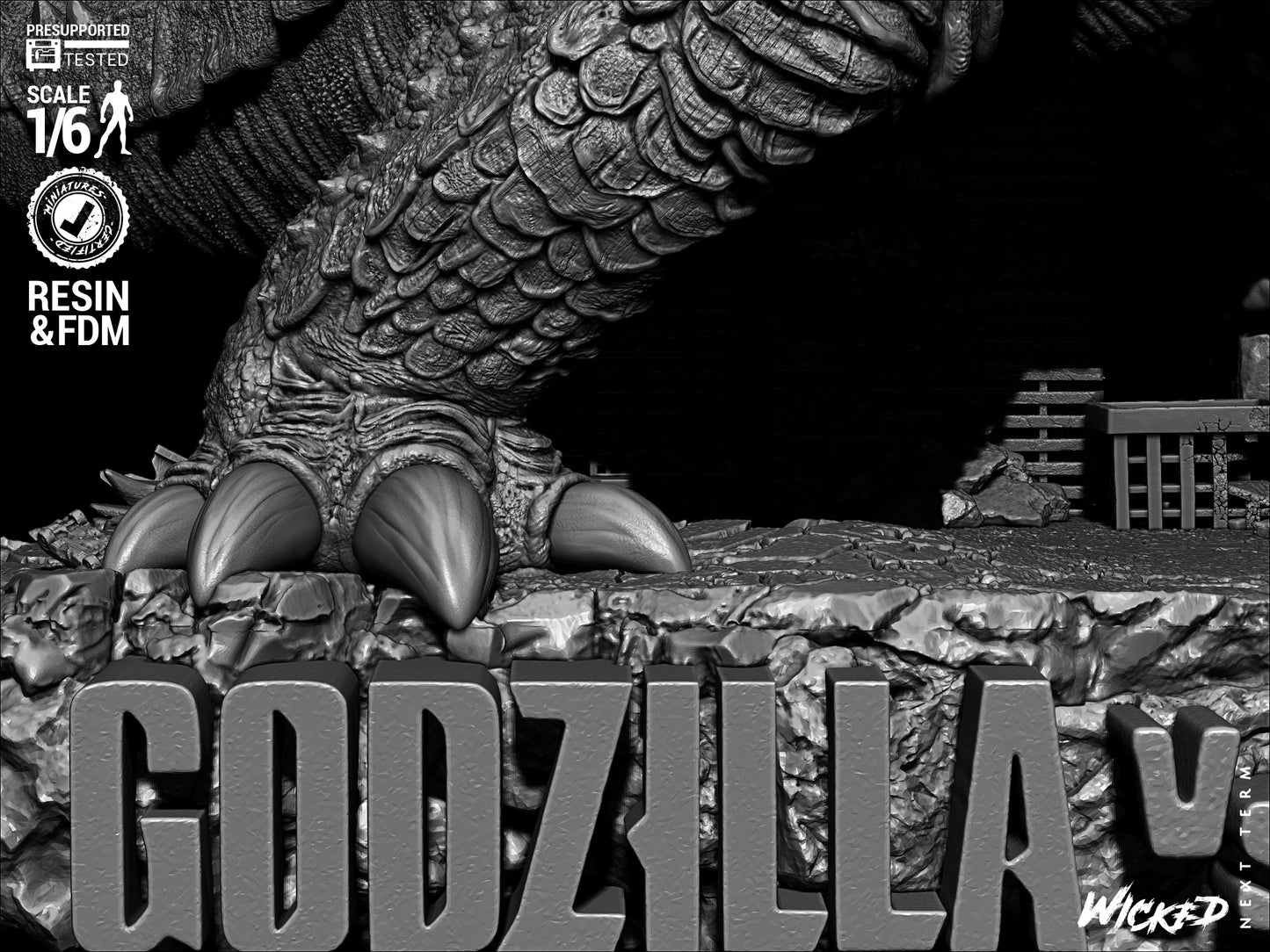 Godzilla Statue – ABS-Like Resin Collector Showcase Edition