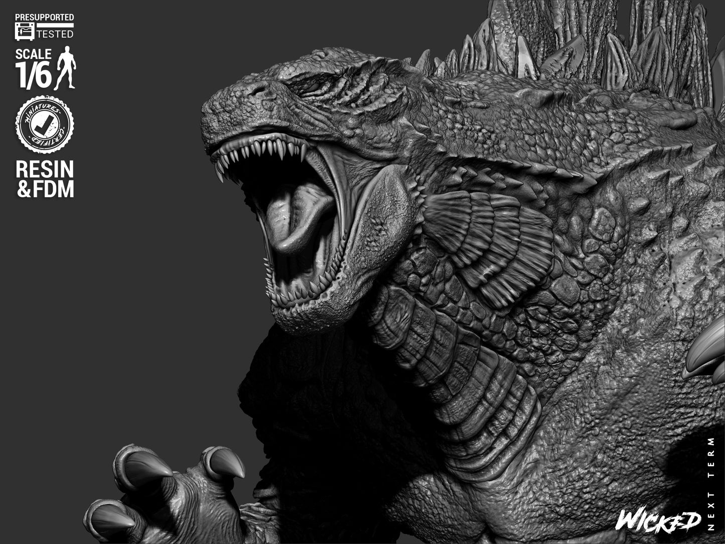 Godzilla Statue – ABS-Like Resin Collector Showcase Edition