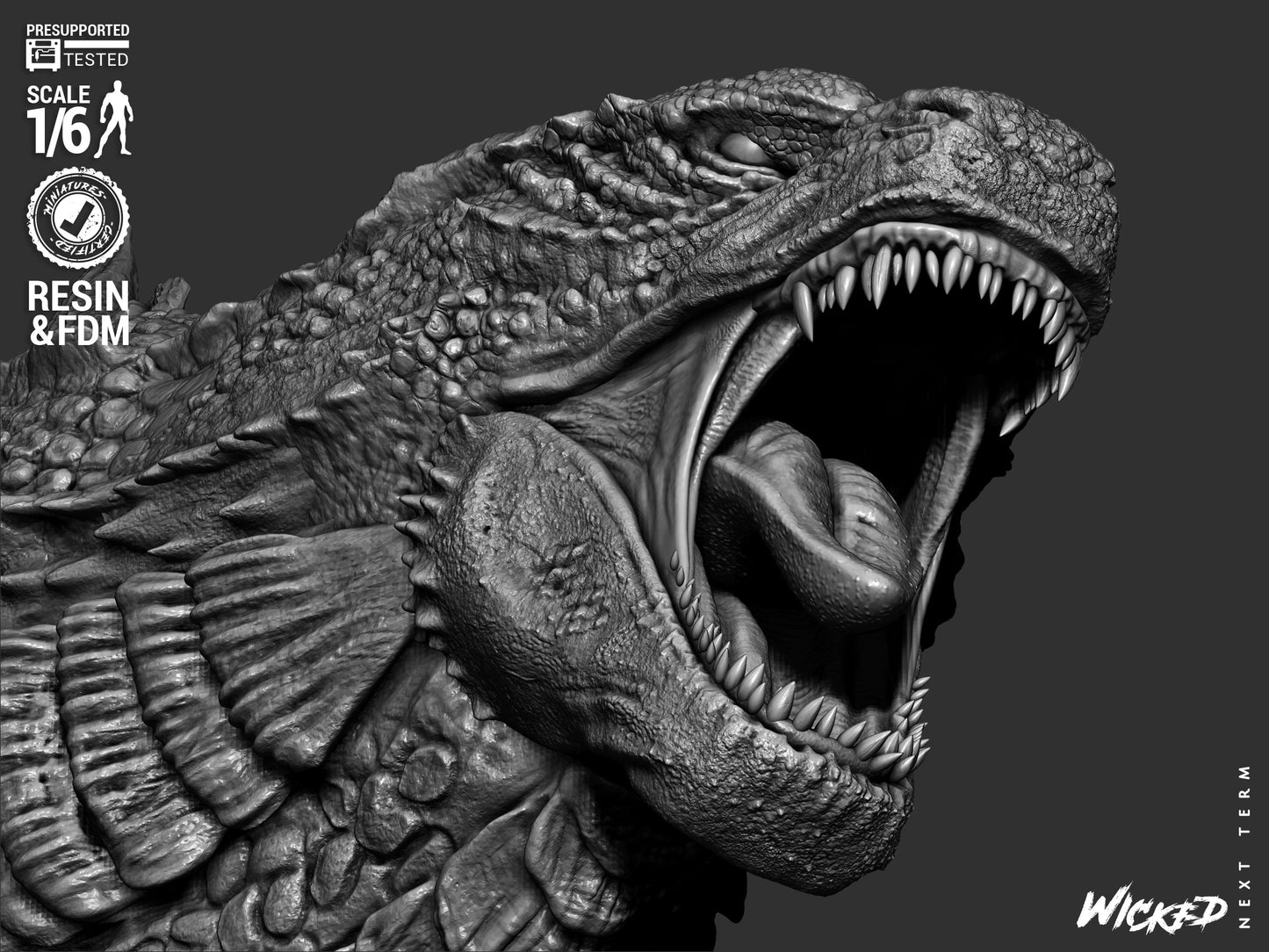 Godzilla Statue – ABS-Like Resin Collector Showcase Edition