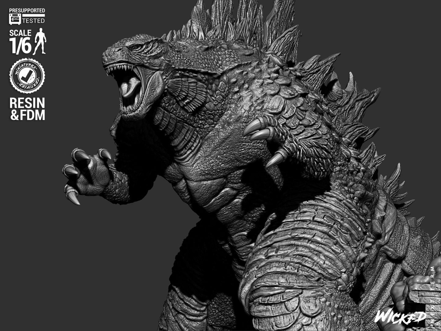 Godzilla Statue – ABS-Like Resin Collector Showcase Edition