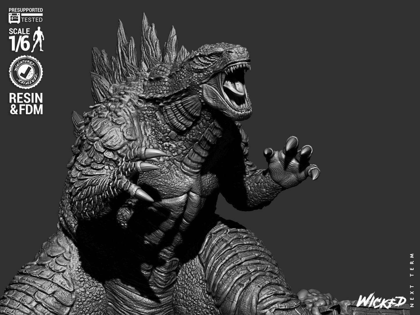 Godzilla Statue – ABS-Like Resin Collector Showcase Edition
