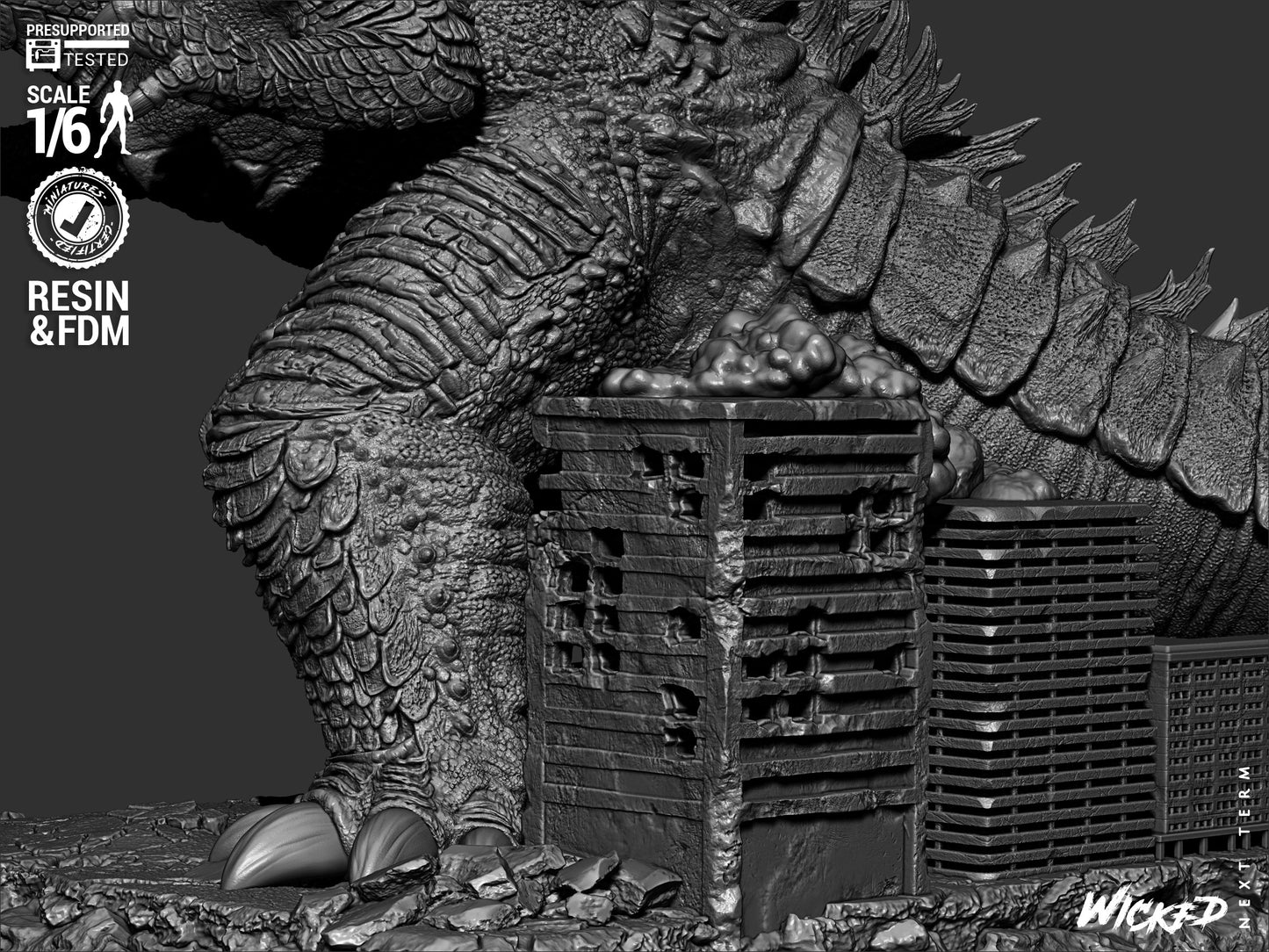 Godzilla Statue – ABS-Like Resin Collector Showcase Edition
