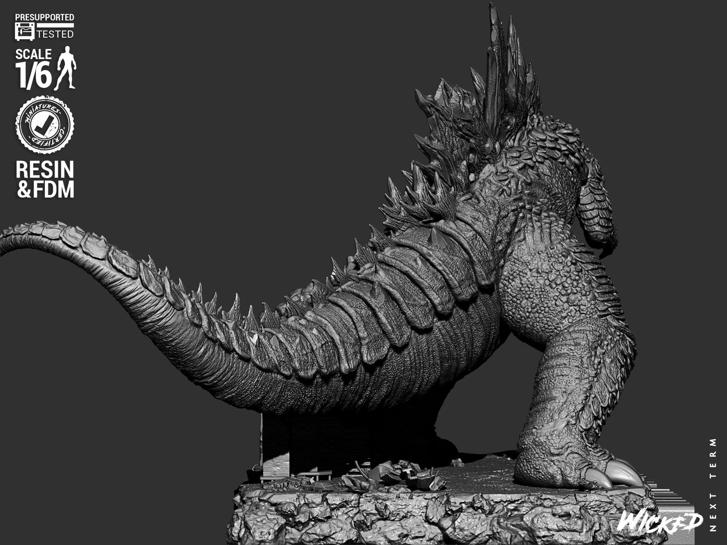 Godzilla Statue – ABS-Like Resin Collector Showcase Edition