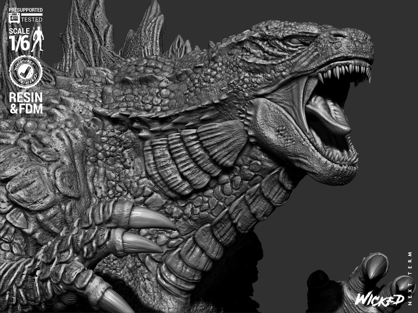 Godzilla Statue – ABS-Like Resin Collector Showcase Edition