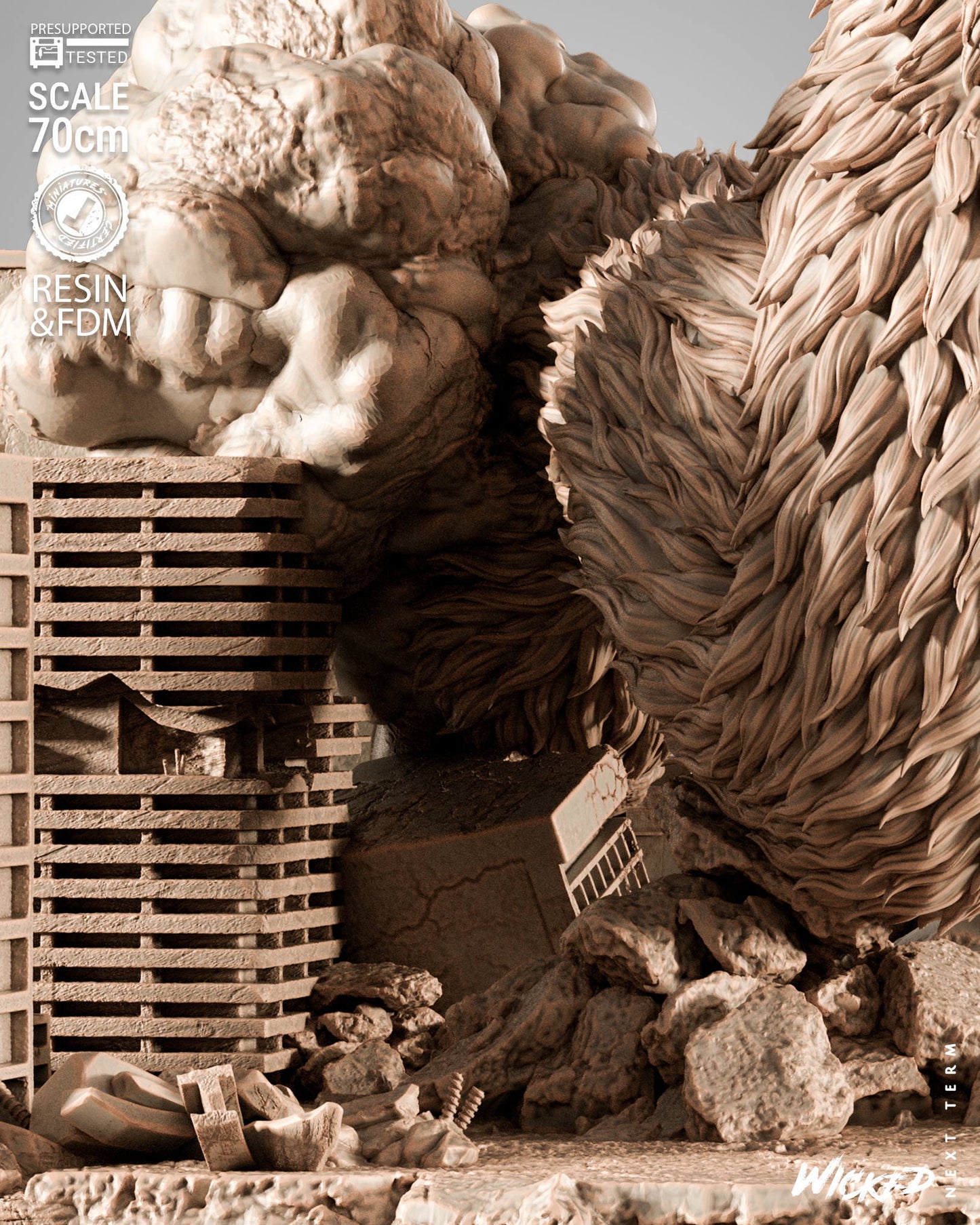 King Kong Statue – ABS-Like Resin Collector Showcase Edition