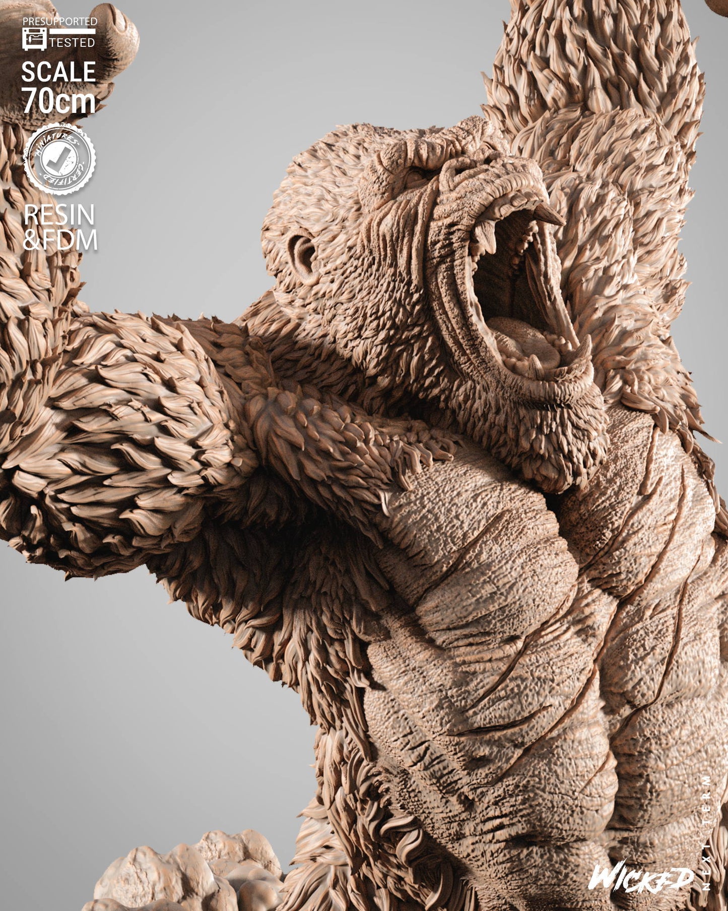 King Kong Statue – ABS-Like Resin Collector Showcase Edition