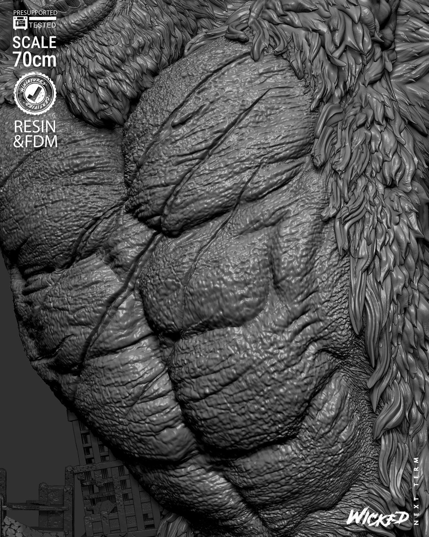 King Kong Statue – ABS-Like Resin Collector Showcase Edition