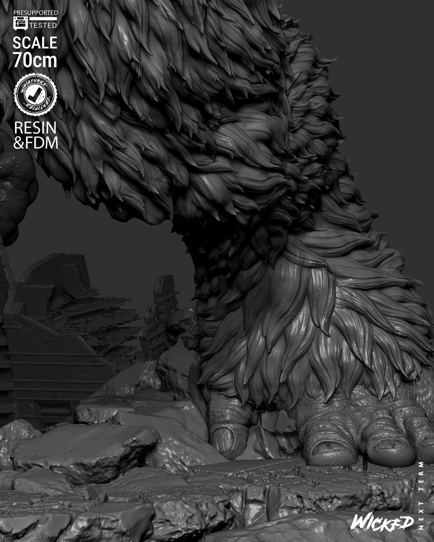 King Kong Statue – ABS-Like Resin Collector Showcase Edition