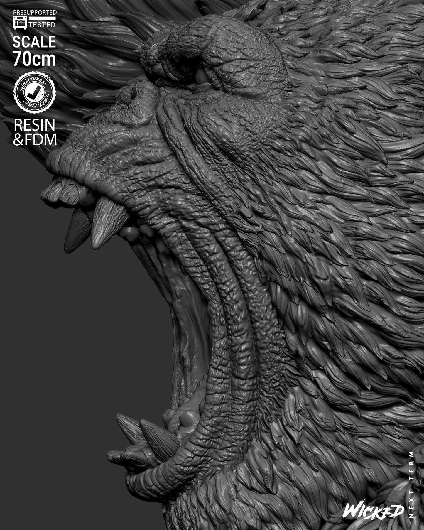 King Kong Statue – ABS-Like Resin Collector Showcase Edition