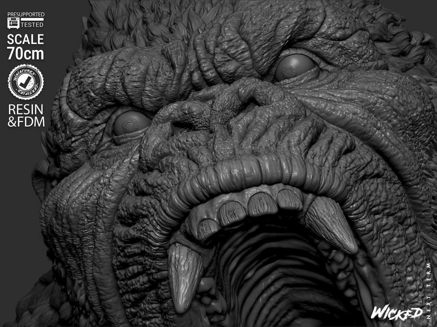 King Kong Statue – ABS-Like Resin Collector Showcase Edition