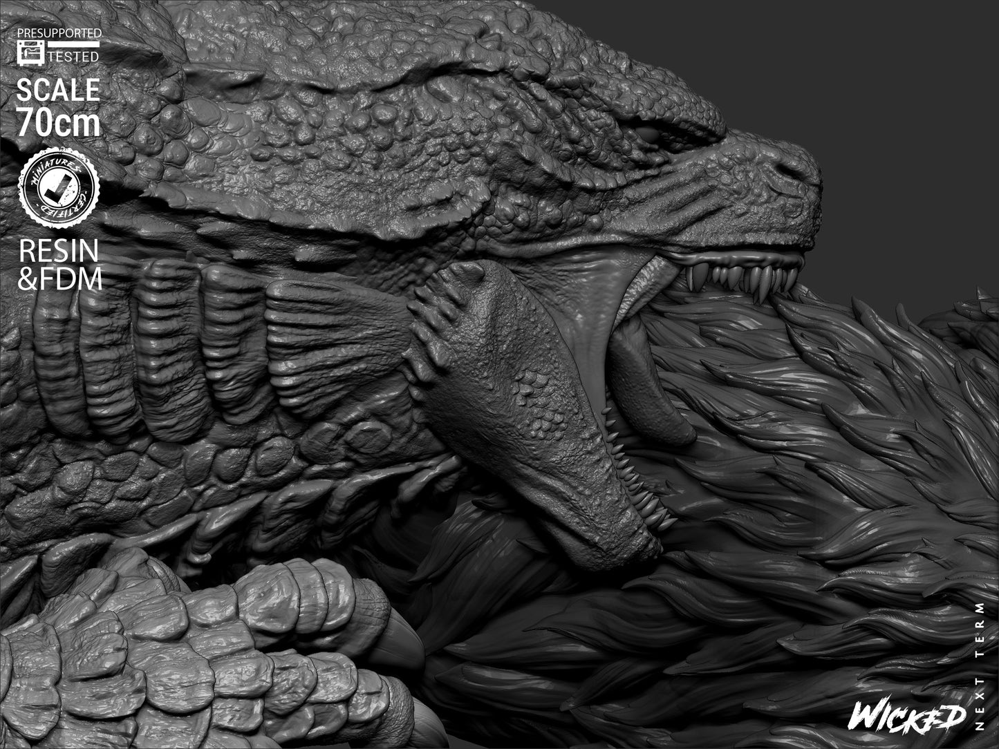 Godzilla vs. Kong Diorama – ABS-Like Resin Collector Showcase Edition