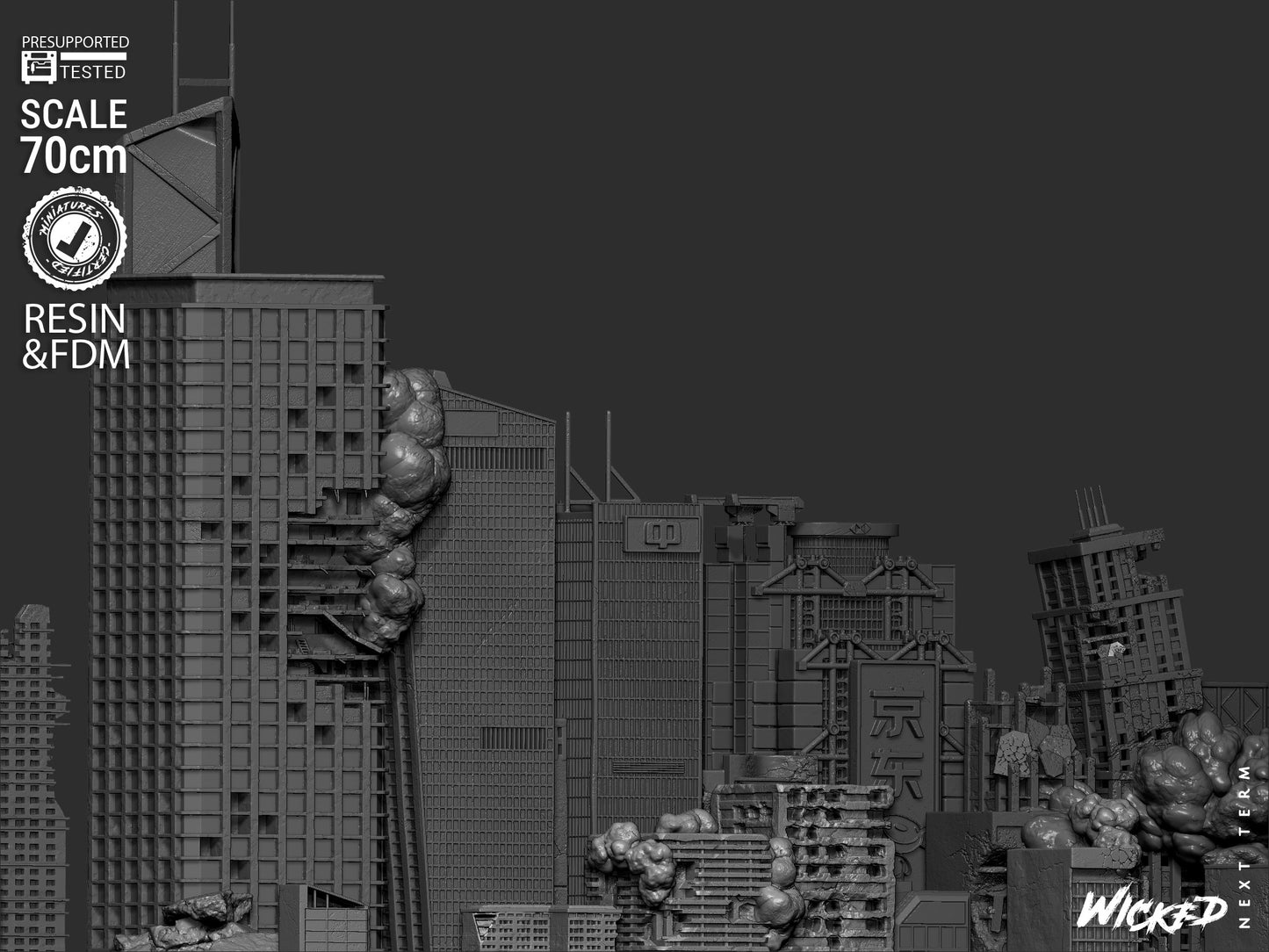 Godzilla vs. Kong Diorama – ABS-Like Resin Collector Showcase Edition