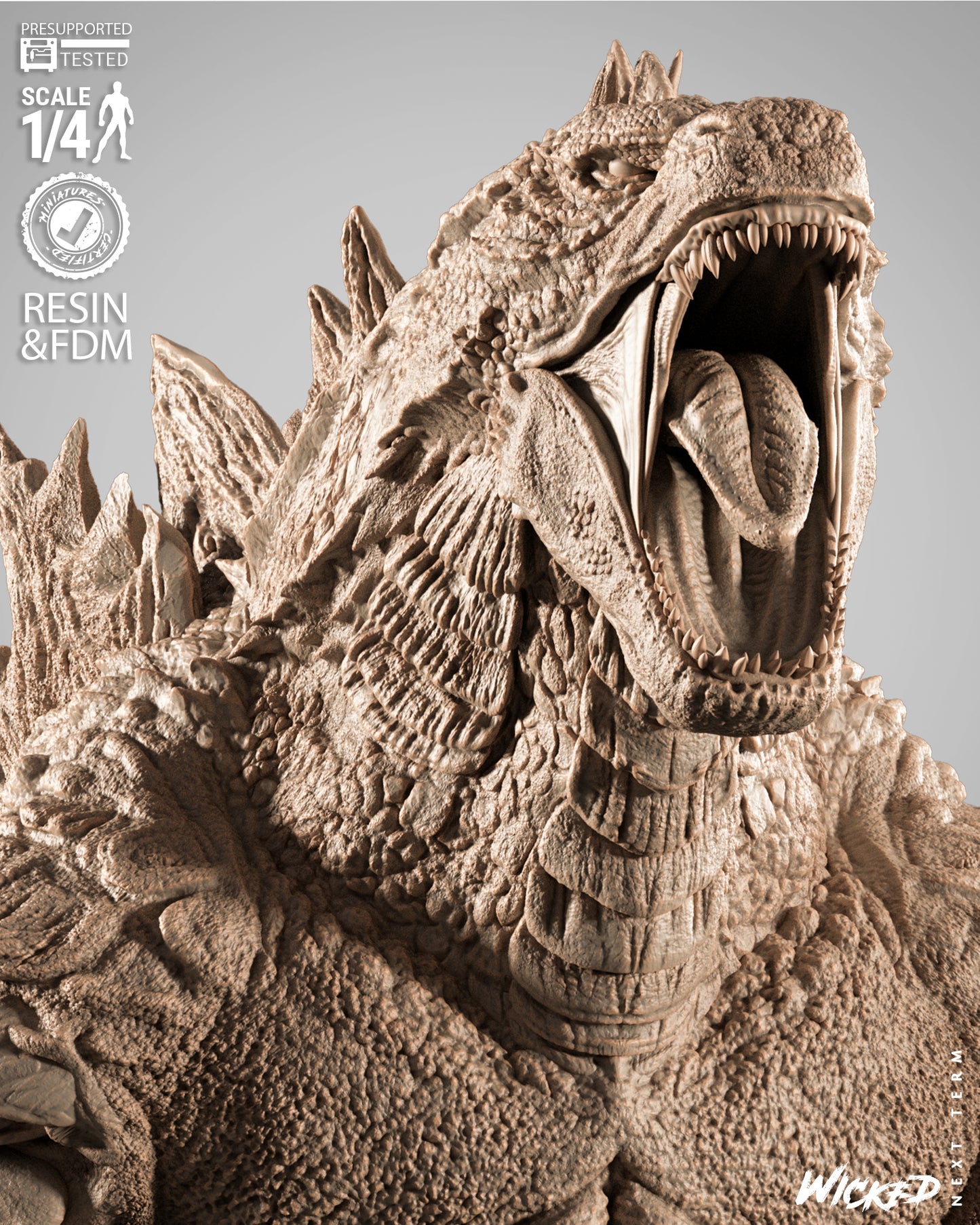 Godzilla Bust – ABS-Like Resin Collector Statue