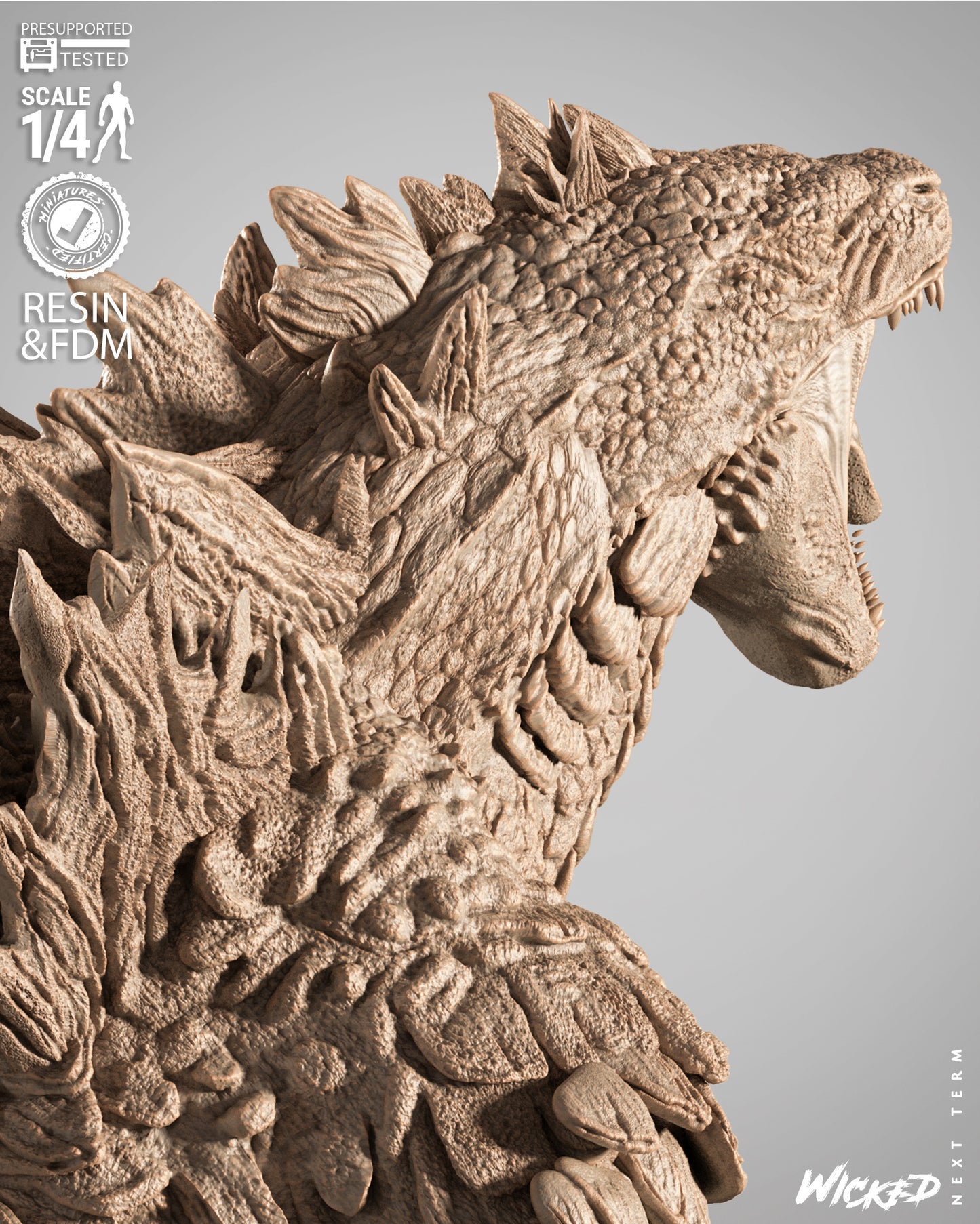 Godzilla Bust – ABS-Like Resin Collector Statue