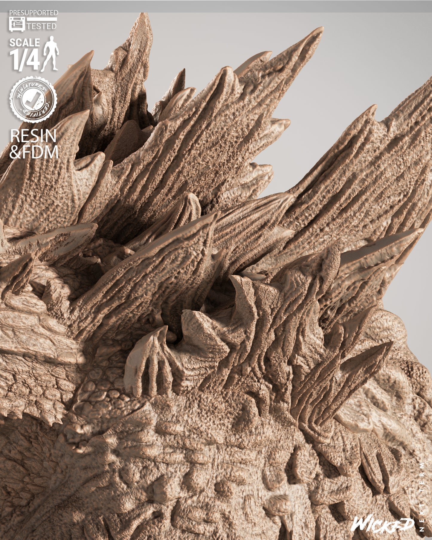 Godzilla Bust – ABS-Like Resin Collector Statue