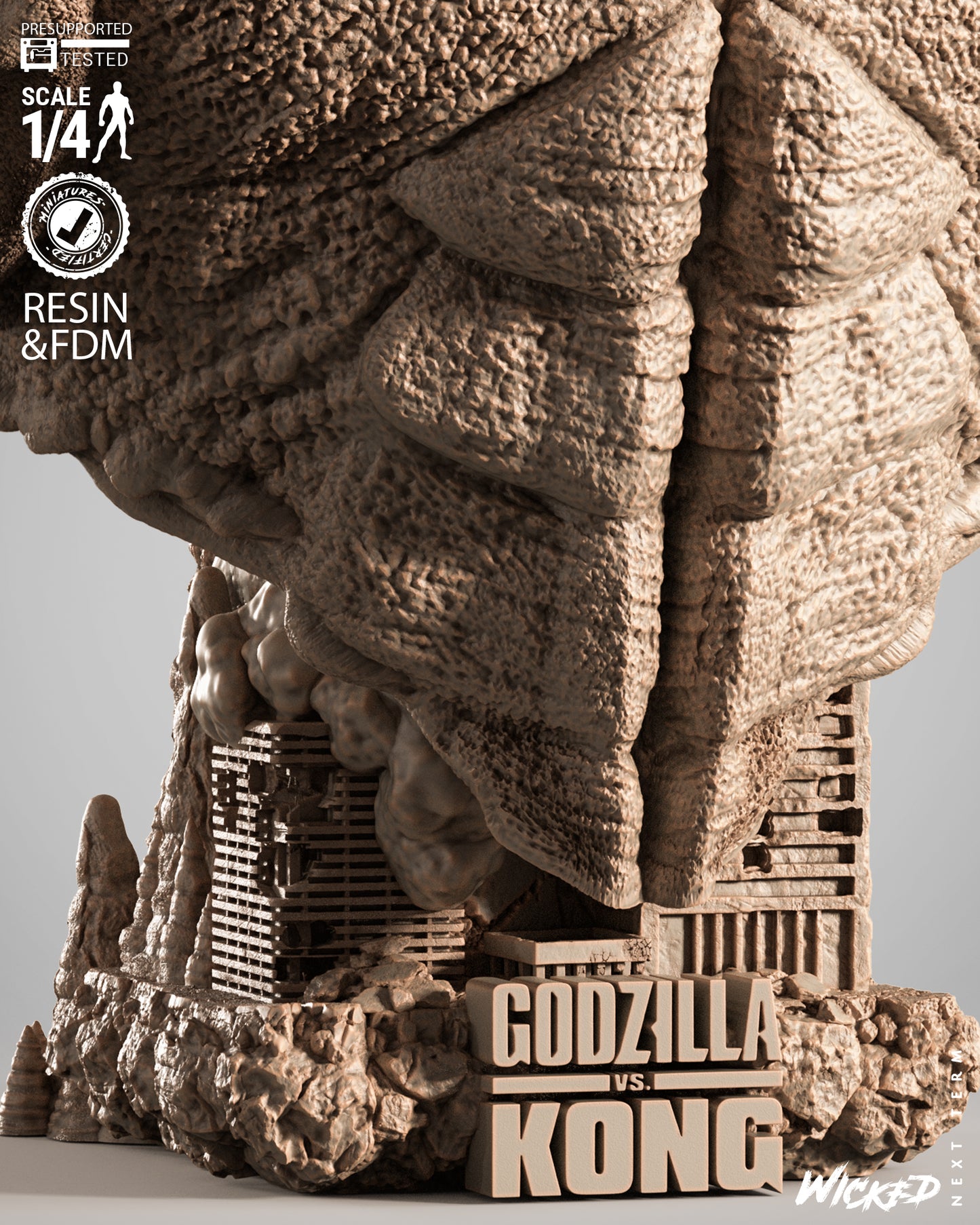 Godzilla Bust – ABS-Like Resin Collector Statue