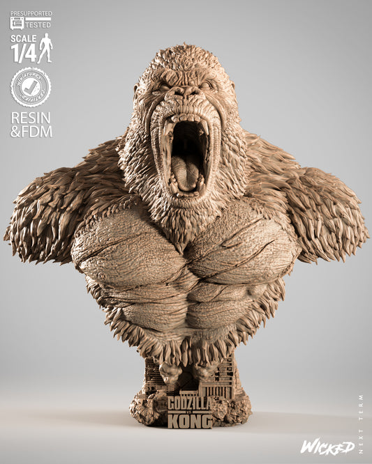 Kong Bust – ABS-Like Resin Collector Statue