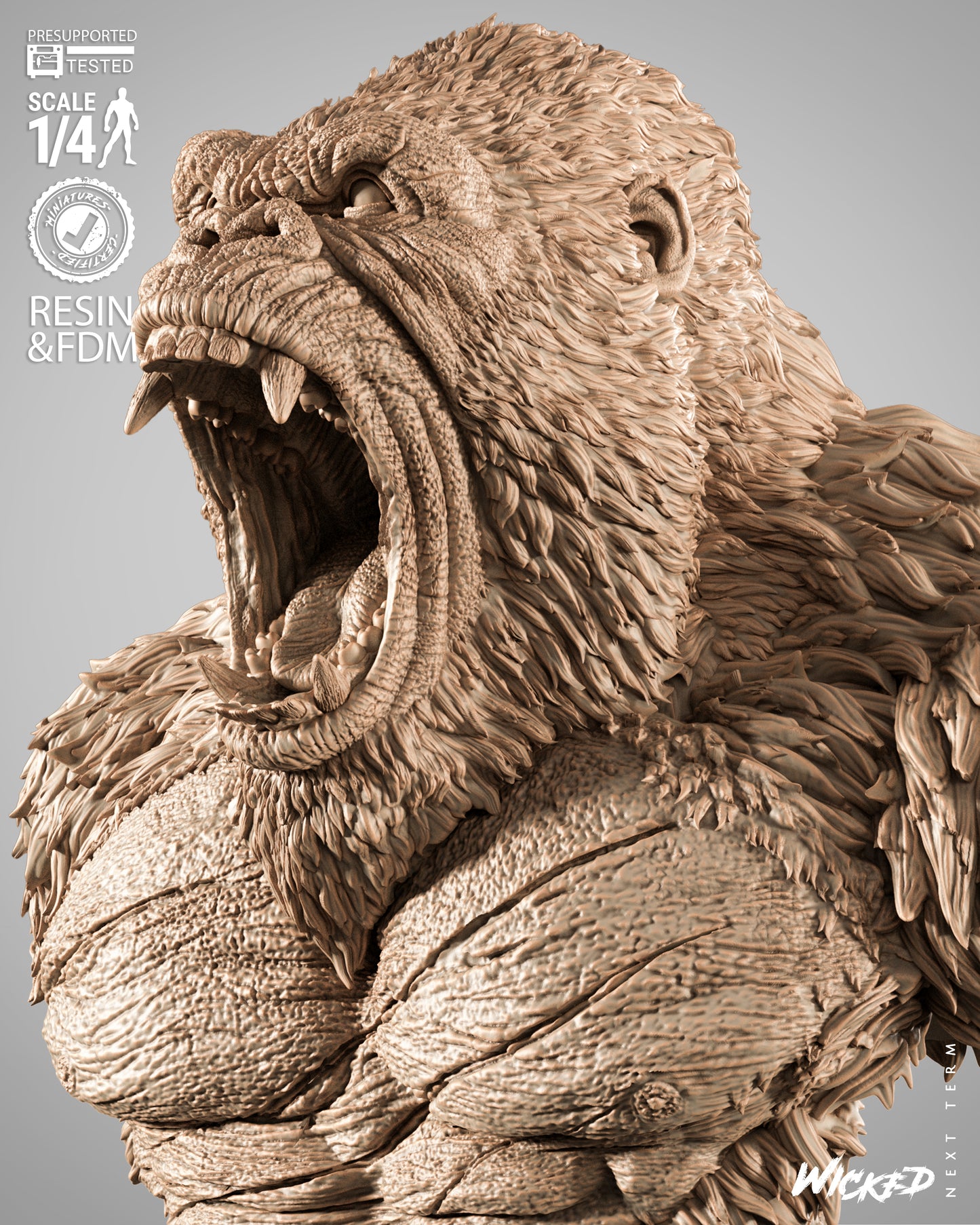 Kong Bust – ABS-Like Resin Collector Statue