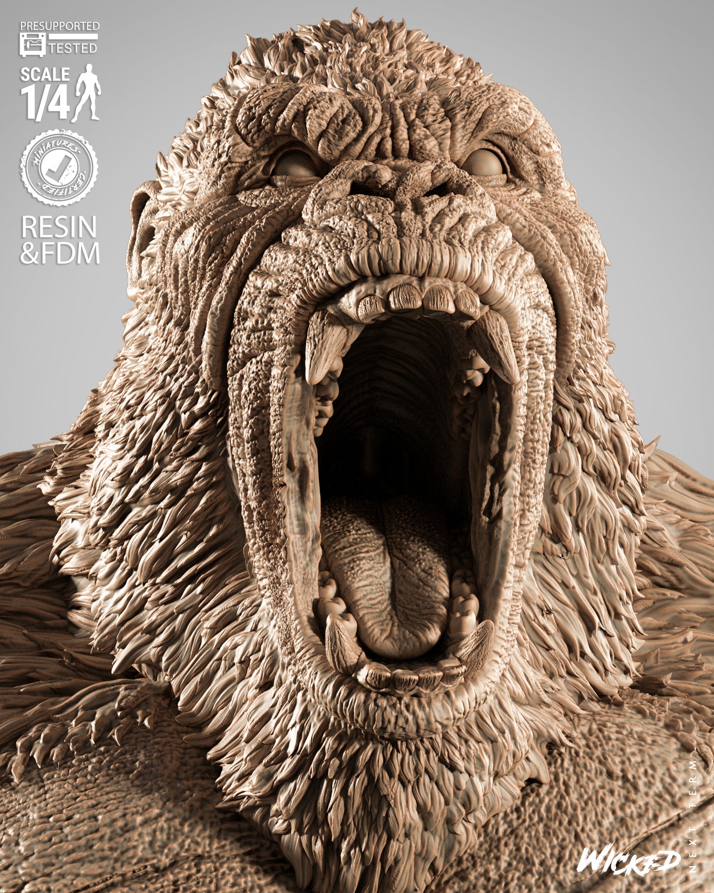 Kong Bust – ABS-Like Resin Collector Statue