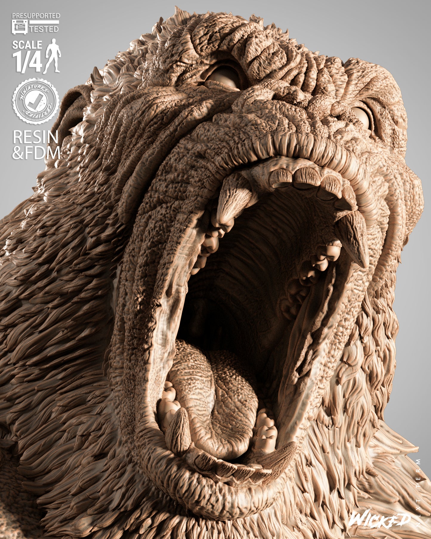 Kong Bust – ABS-Like Resin Collector Statue