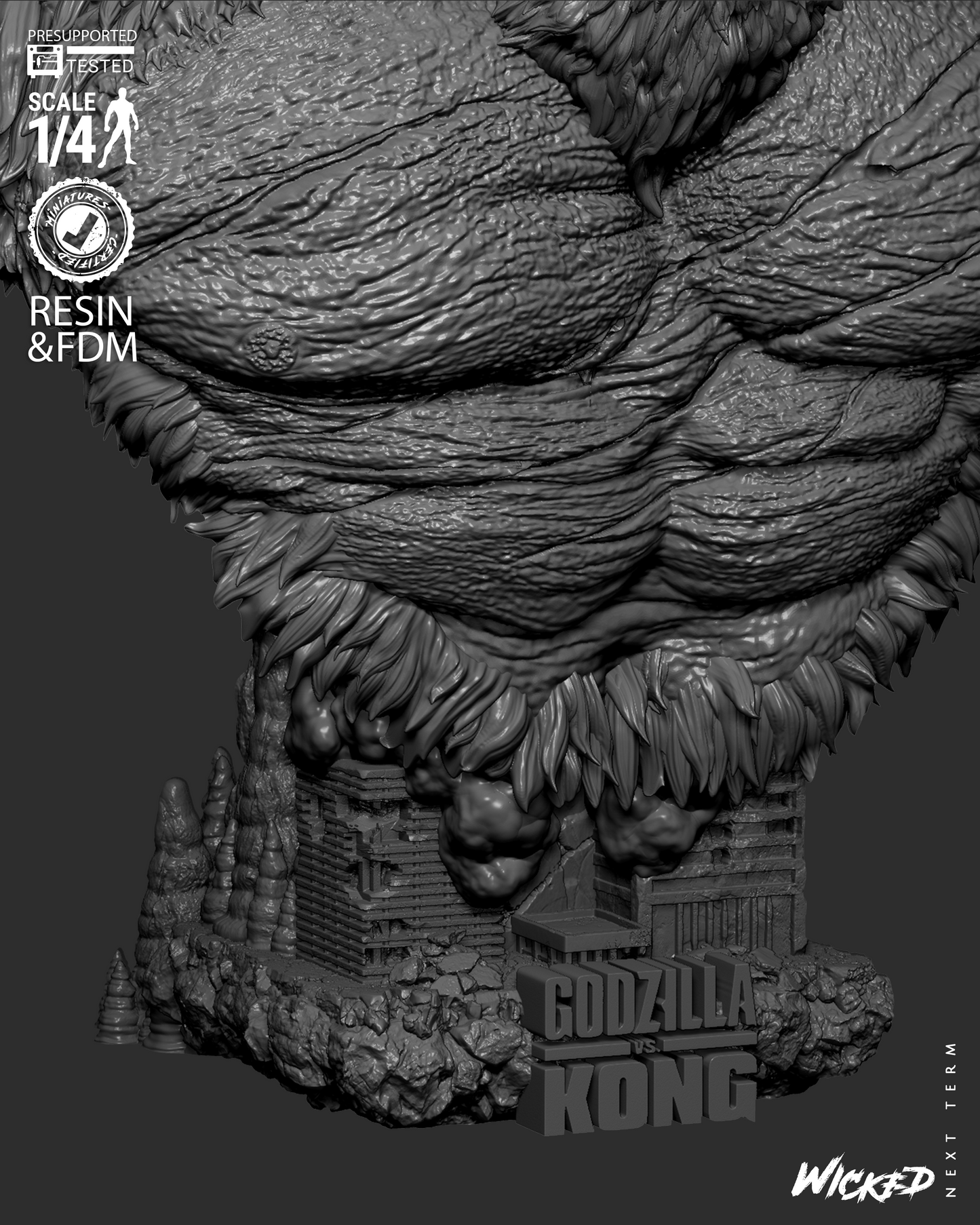 Kong Bust – ABS-Like Resin Collector Statue