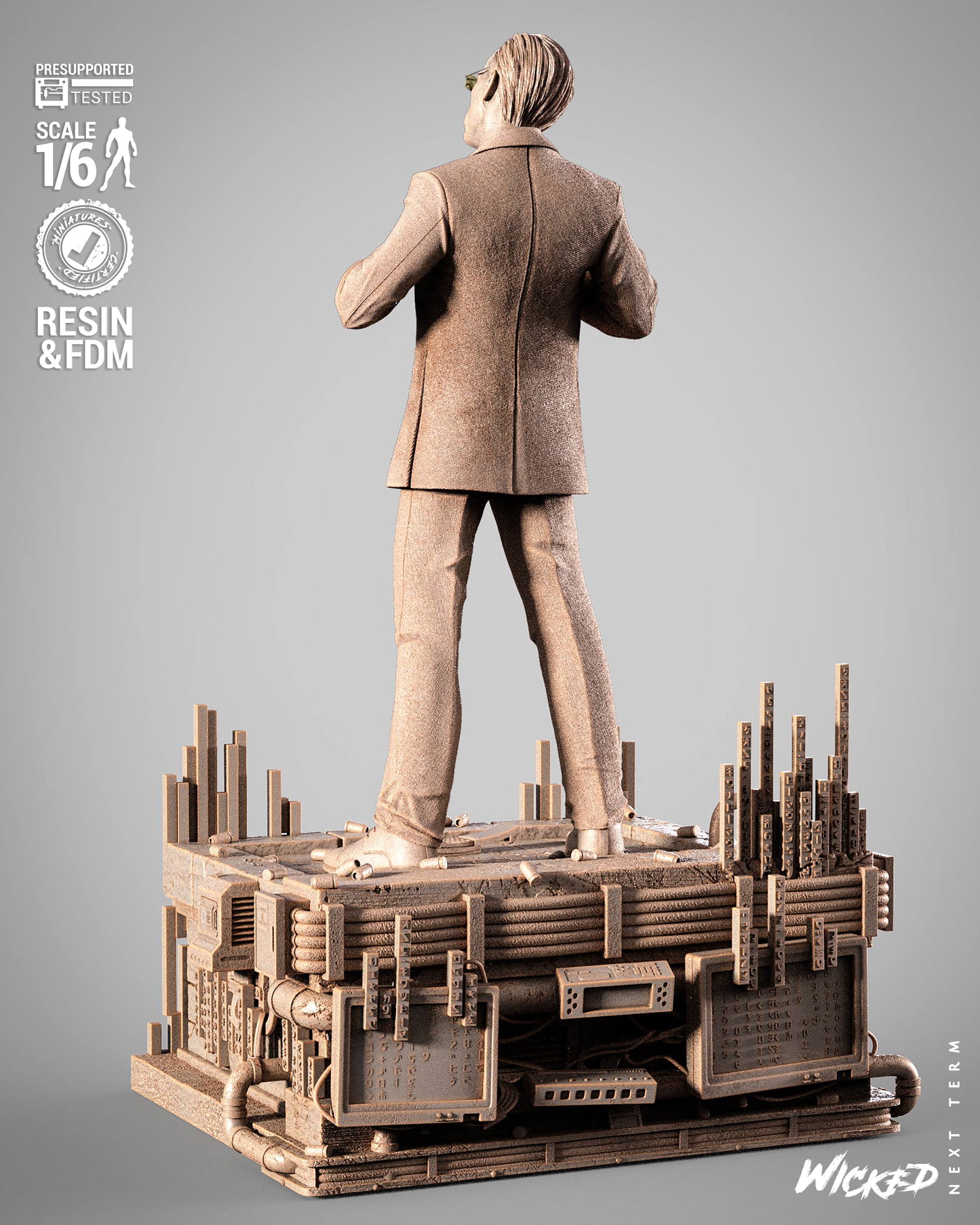 Agent Smith Statue – ABS-Like Resin Collector Statue