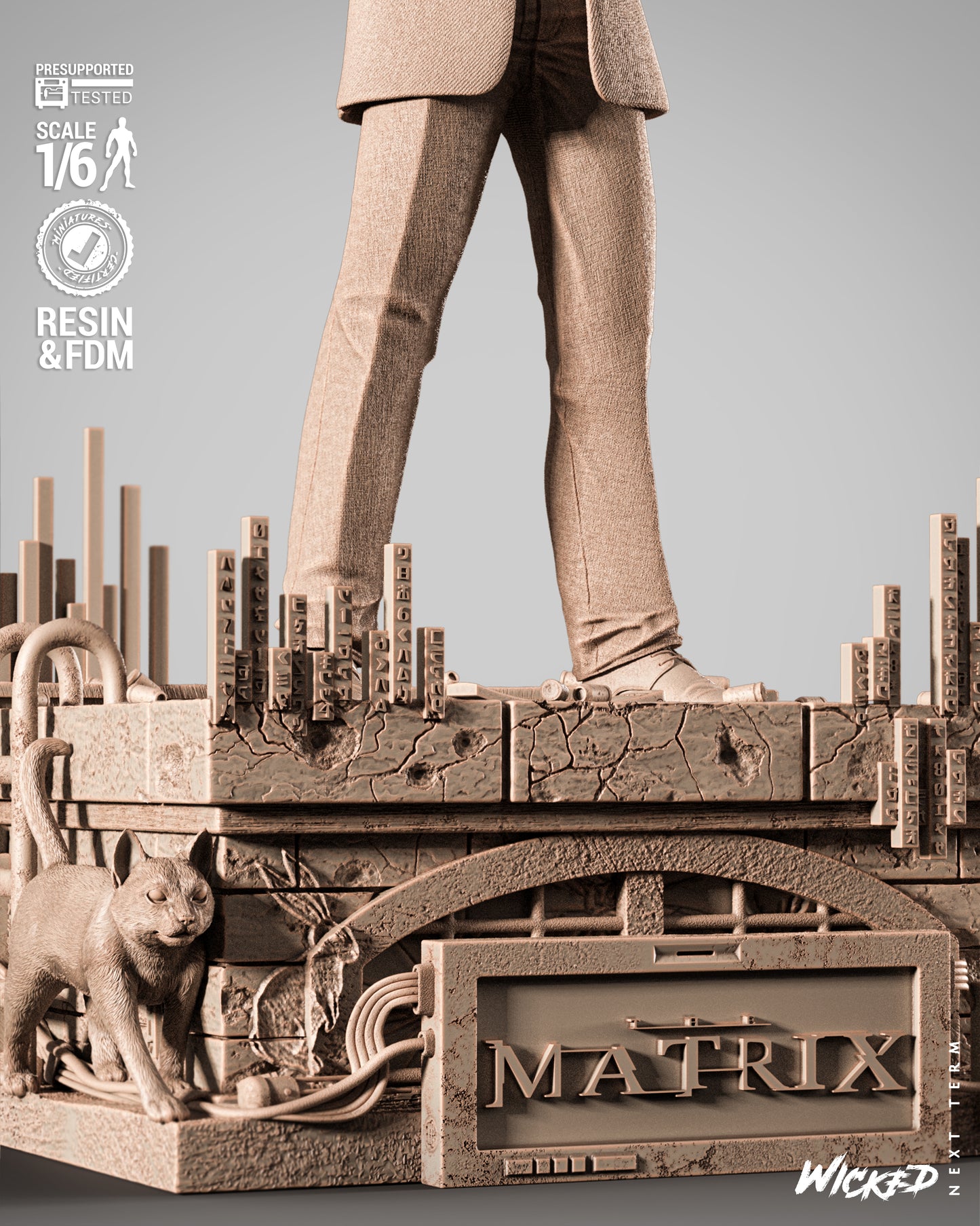 Agent Smith Statue – ABS-Like Resin Collector Statue