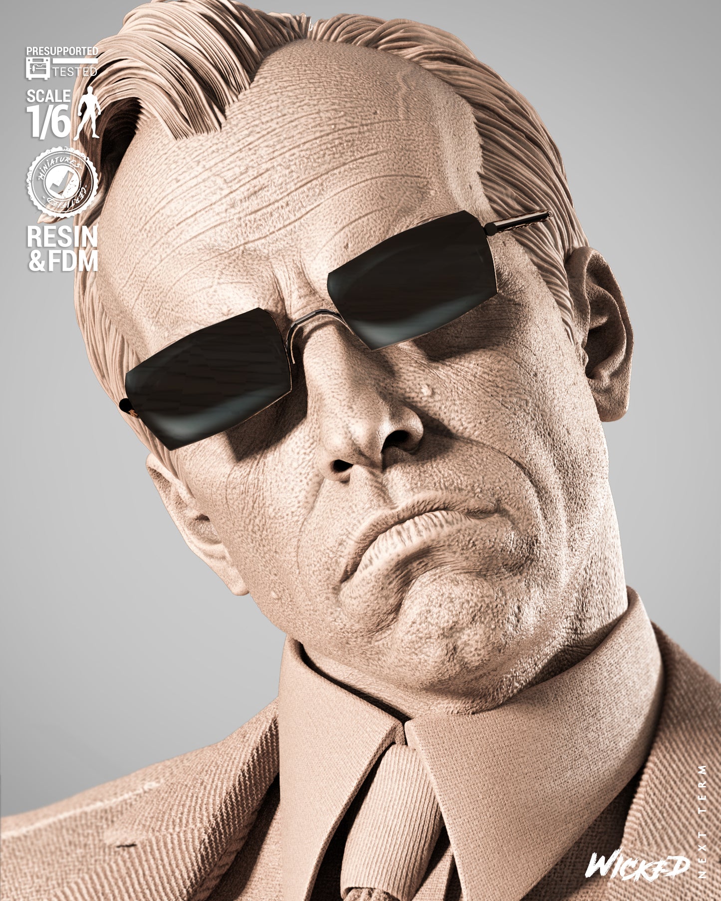 Agent Smith Statue – ABS-Like Resin Collector Statue