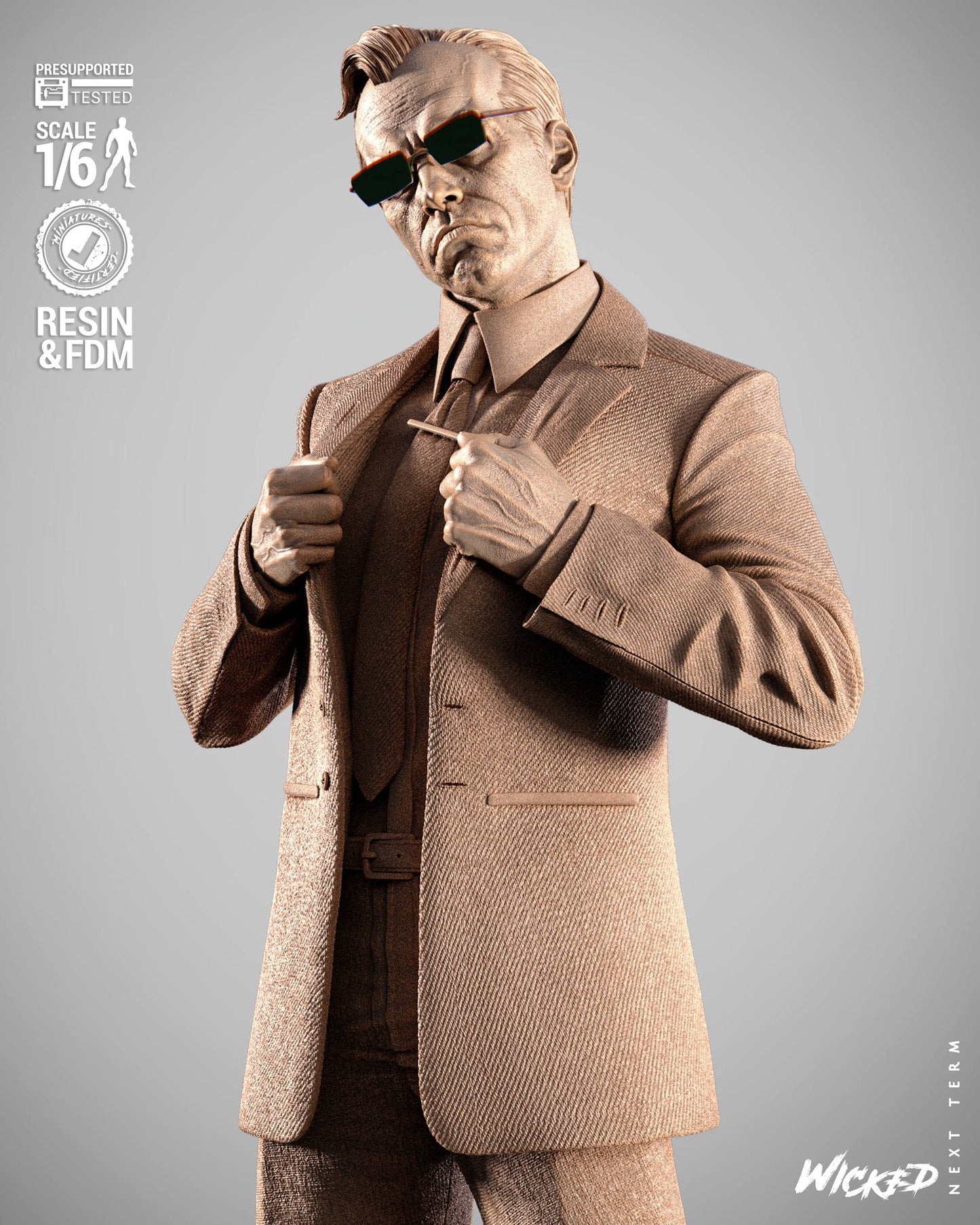 Agent Smith Statue – ABS-Like Resin Collector Statue