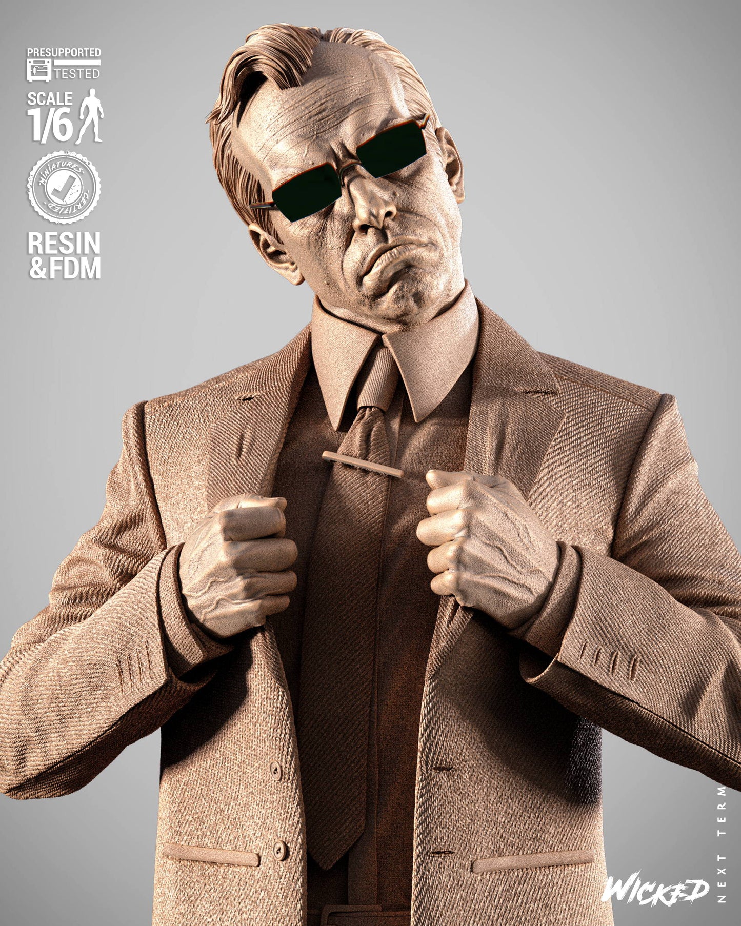 Agent Smith Statue – ABS-Like Resin Collector Statue