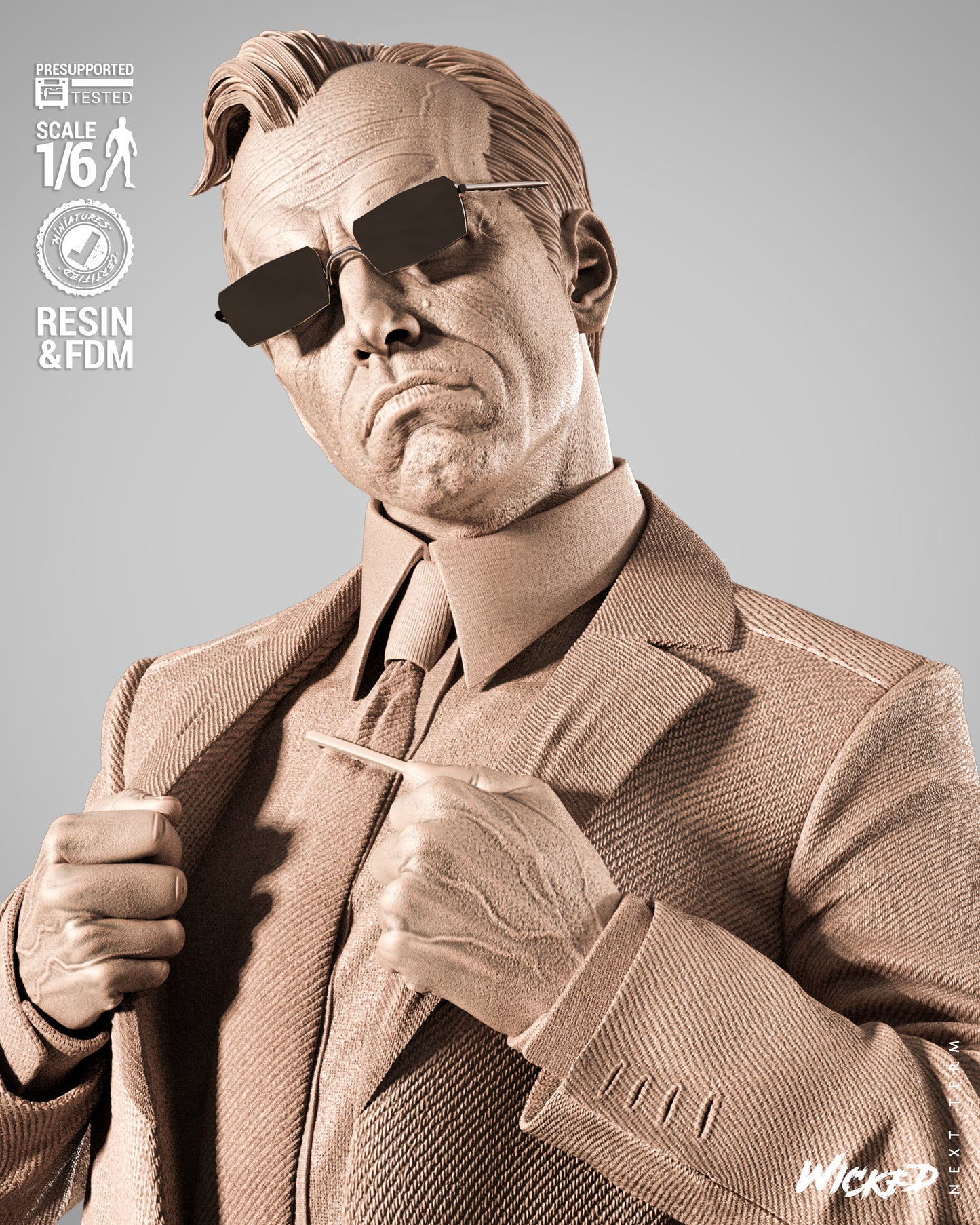 Agent Smith Statue – ABS-Like Resin Collector Statue