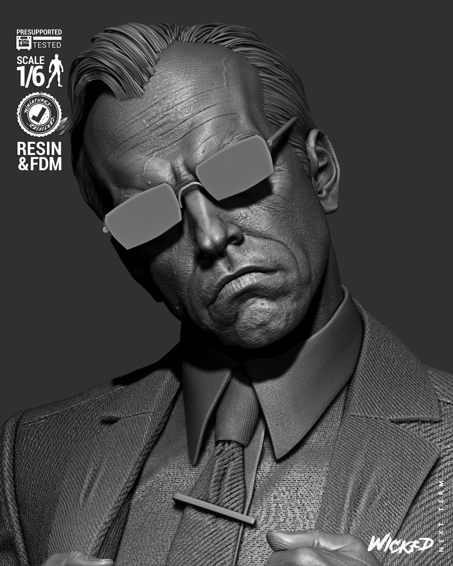Agent Smith Statue – ABS-Like Resin Collector Statue