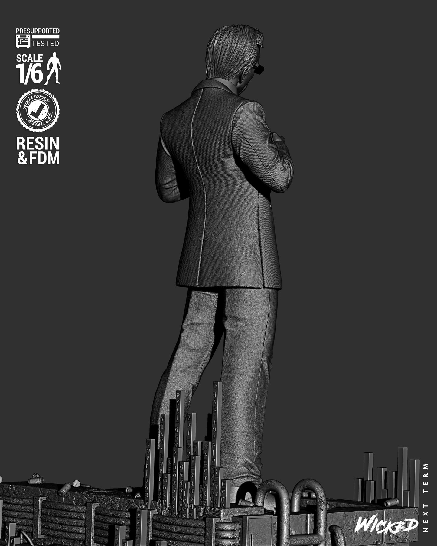 Agent Smith Statue – ABS-Like Resin Collector Statue