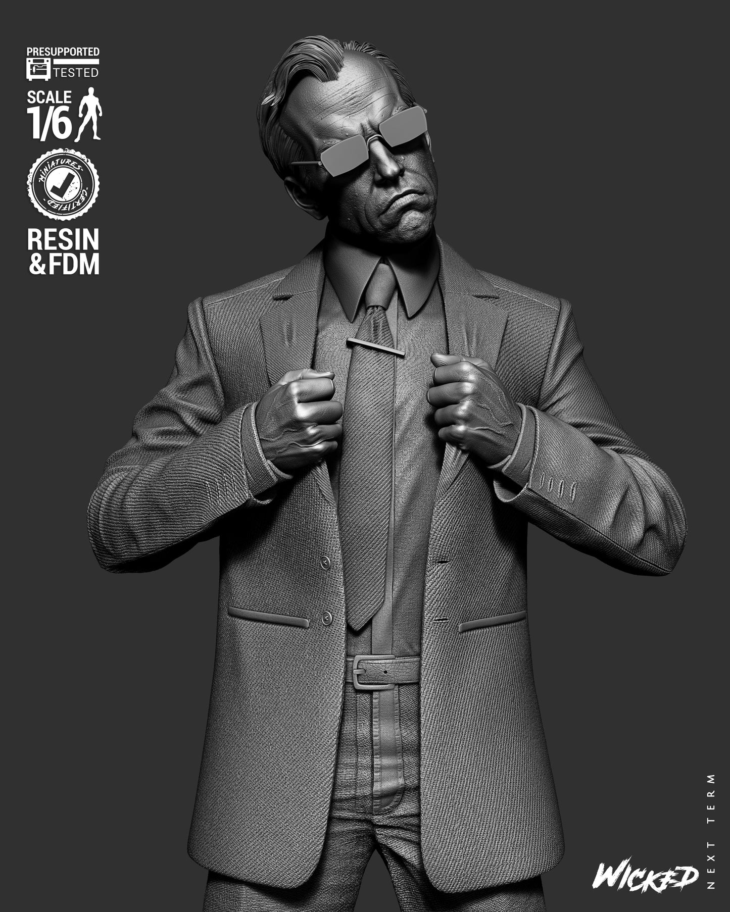 Agent Smith Statue – ABS-Like Resin Collector Statue