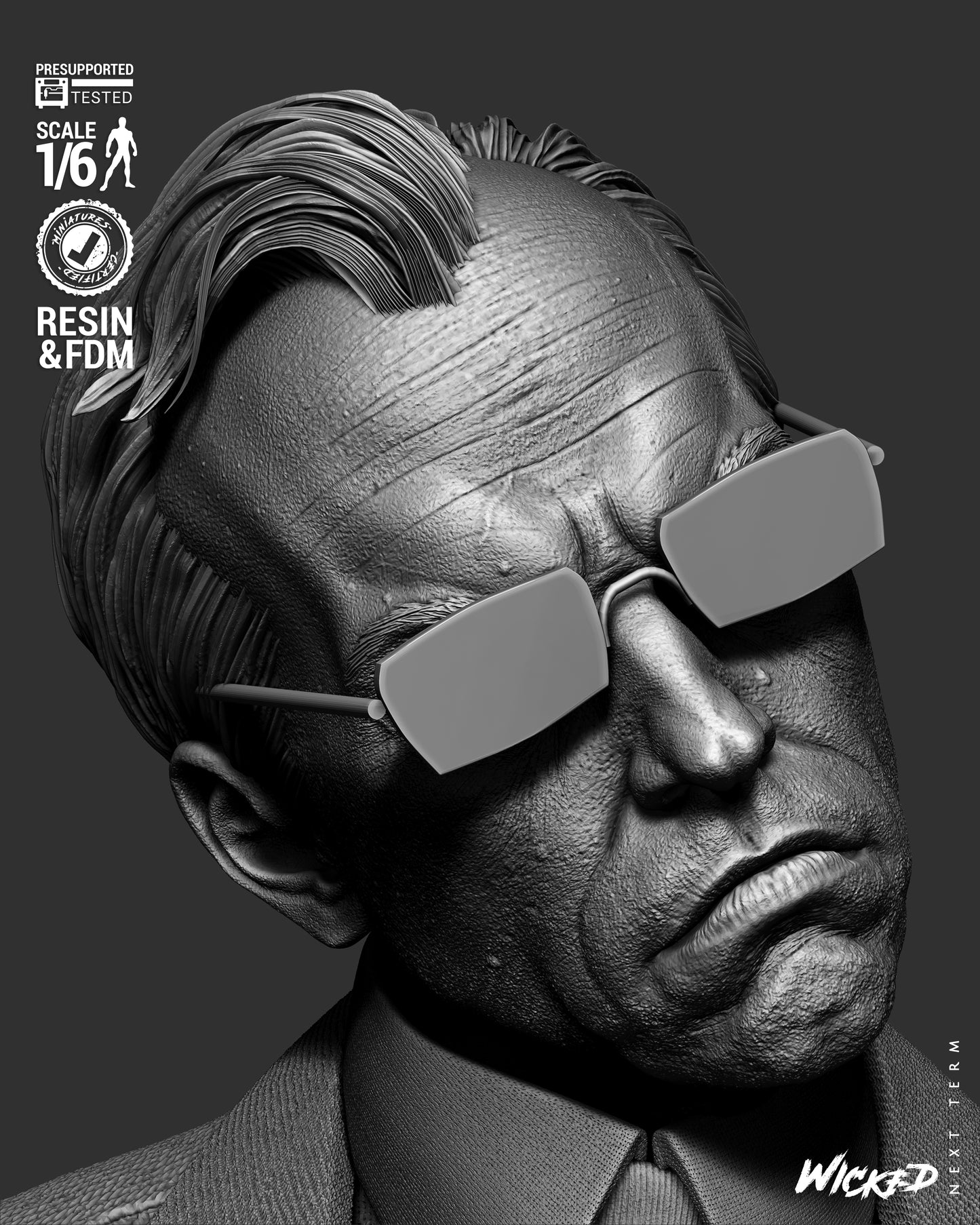 Agent Smith Statue – ABS-Like Resin Collector Statue